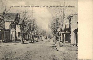 Smyrna Delaware DE Union St Methodist Church Mt Vernon St c1910 Postcard