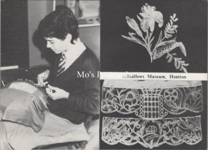 Devon Postcard - Allhallows Museum, Honiton, Lace Working  RR22367