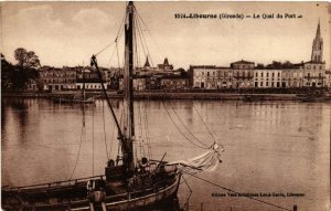 CPA LIBOURNE Le Quai du Port (336339)