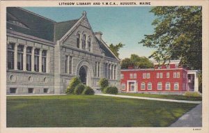 Maine Augusta Lithgow Library and Y M C A Building