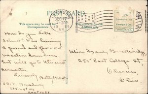 LEXINGTON KY Coal Mine 1909 RED CROSS CHRISTMAS SEAL Antique Postcard