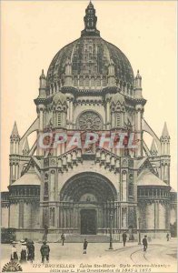 Old Postcard Brussels Church St. Mary Roman Style Bizantyn