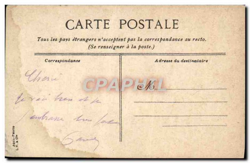 Old Postcard Villefranche La Rade