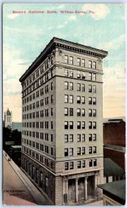 WILKES-BARRE, Pennsylvania  PA   SECOND NATIONAL BANK  ca 1910s   Postcard