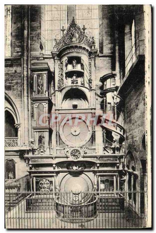 Postcard Old Strasbourg Cathedral The Astronomical Clock