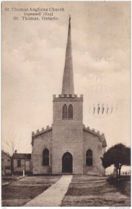 St. Thomas Angelican Church (Opened 1824), St. Thomas, Ontario, Canada, PU-1935