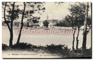 Postcard View Of Old Benodet Ste Marine Jack