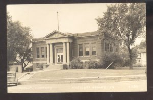 RPPC MISSOURI VALLEY IOWA U.S. POST OFFICE BUILDING VINTAGE REAL PHOTO POSTCARD
