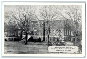 c1940's Administration Bldg. Henderson State College Arkadelphia AR Postcard