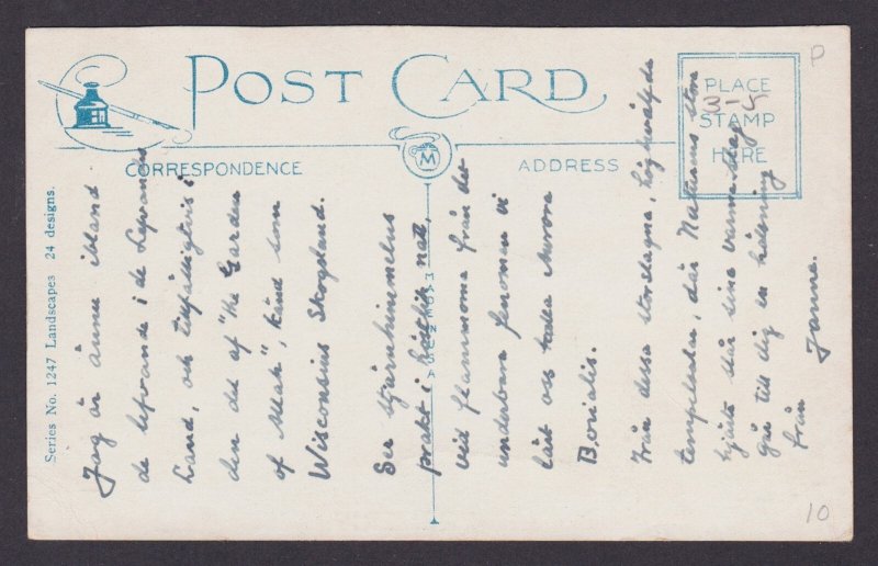 Postcard, United States, Frederic WI, Greetings from Frederic
