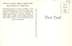 Plain and Fancy Farm and Bake Shop  Bird-in-Hand, Pennsylvania PA