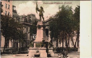 Canada Maisonneuve Monument Montreal Vintage Postcard C203