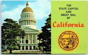 M-29872 The State Capitol and Great Seal Sacramento California