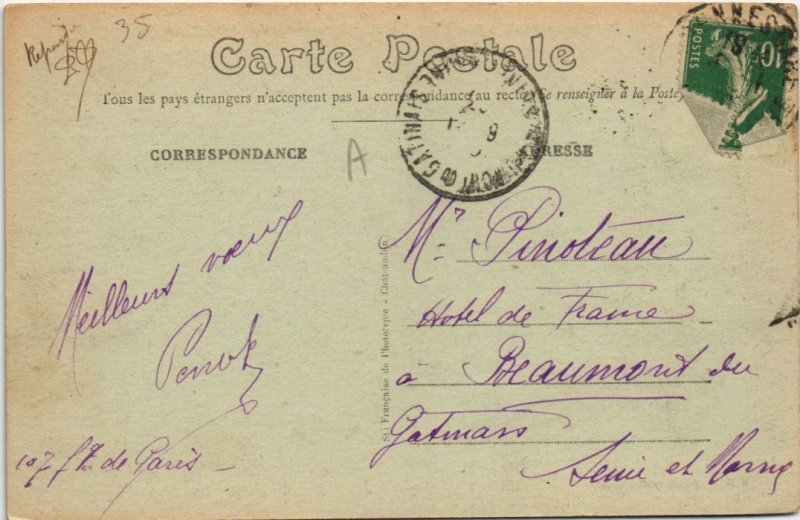 CPA Rennes Le Lycee (1235800)