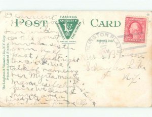 Divided-Back BANK BUILDING Utica New York NY E5103