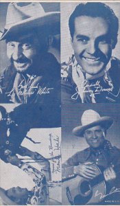 Cowboy Arcade Card Lee Molasses White Johnny Downs Monte Hall Gene Autry