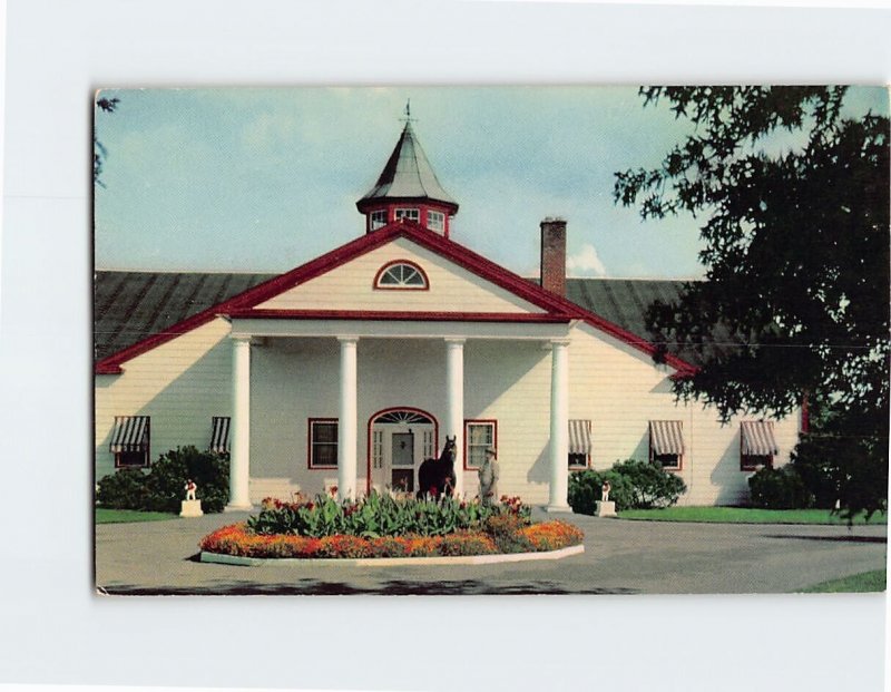 Postcard Office Of Almahurst Farm Harrodsburg Pike Lexington Kentucky USA