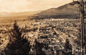 Real Photo Postcard Overview of Libby, Montana~119492