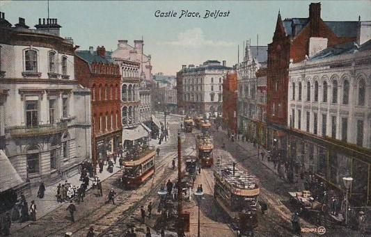 Trolleys In Castle Place Belfast Northern Ireland