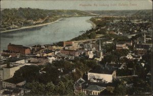 Maysville Kentucky KY Bird's Eye View Buffalo Trace c1910 Vintage Postcard