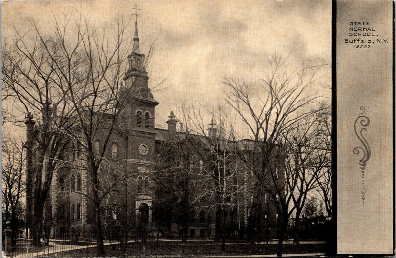 Vtg 1910s State Normal School Buffalo New York NY Postcard