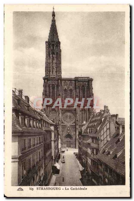 Strasbourg Old Postcard The cathedral