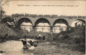 CPA HIRSON Viaduc sur le Gland detruit par les Boches (155625)
