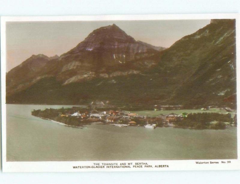 old rppc NICE VIEW Waterton Park - Near Lethbridge Alberta AB W0810