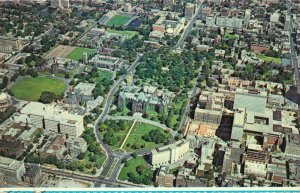 Canada Toronto Ontario Canada Queens Park Aerial View Vintage Postcard 07.77