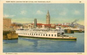 Steamship El Paso, Ferry Boat CA, San Francisco, California, Stanley A. Piltz