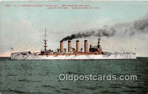 US Armored Cruiser Unused 