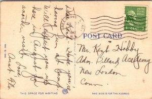 Greenwood Lake East Arm New York Scenic Landscape Linen Cancel WOB Postcard 