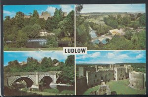 Shropshire Postcard - Views of Ludlow   RS13972