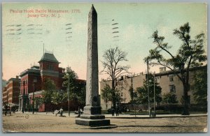 JERSEY CITY NJ PAULUS HOOK BATTLE MONUMENT ANTIQUE POSTCARD