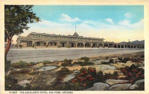 Fred Harvey H-1885, Escalante Hotel, Ash Fork, AZ,  Old Postcard