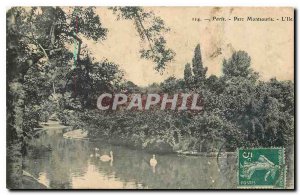 Old Postcard Paris Parc Monceau