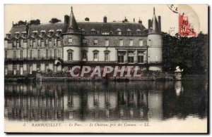 Rambouillet Old Postcard The park The castle took Channels