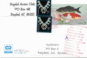 US UX556cc.  used. Red & Black Koi.  2009