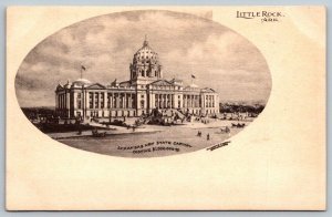 Vintage Arkansas Postcard -  State Capitol   Little Rock  c1907