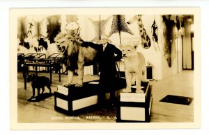 NH - Warren. Morse Museum, Interior Exhibits     RPPC