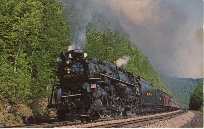 Nickel Plate 759 ~ Berkshire New York State Express Train Rail Railway Postcard