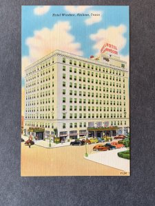 Hotel Windsor Abilene TX Linen Postcard H2157083316