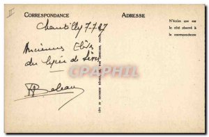 Old Postcard Library Castle of Chantilly