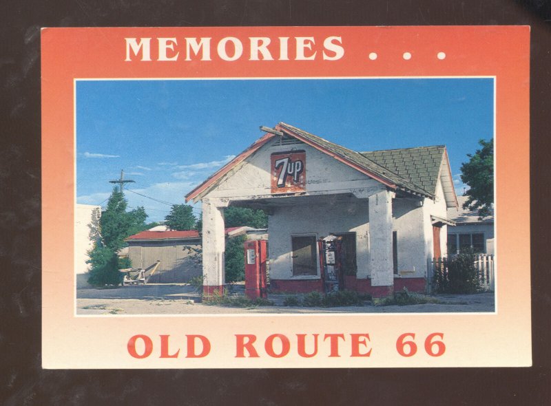 MEMORIES OLD ROUTE 66 Yup GAS STATION POSTCARD