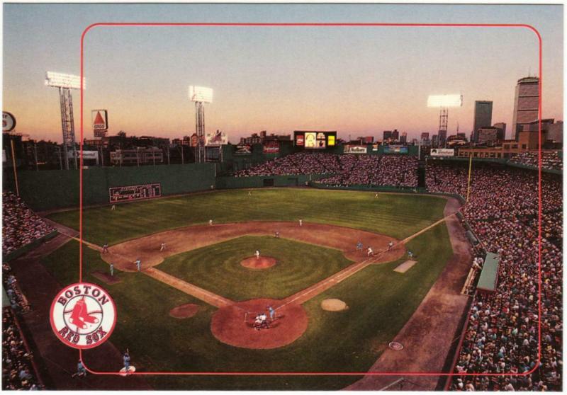 Boston Fenway Park in 1990s Large Postcard