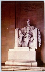 M-63237 Lincoln Statue Lincoln Memorial Washington District of Columbia