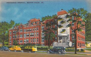 Providence Hospital Beaver Falls, Pennsylvania PA Postcards