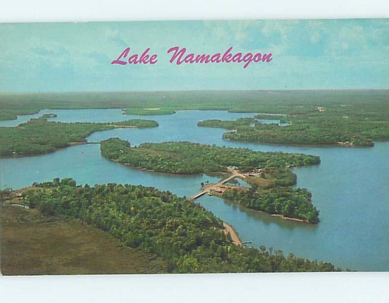 Pre-1980 LAKE SCENE Lake Namakagon - Near Cable & Hayward Wisconsin WI F3087