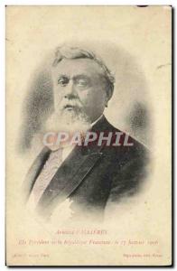 Postcard Old Armand Fallieres Elected President of the French Republic