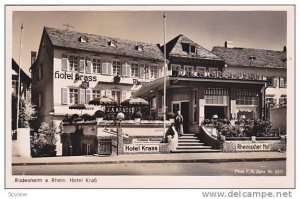 RP: Rüdesheim, Germany, PU-1954 : Hotel Krasas